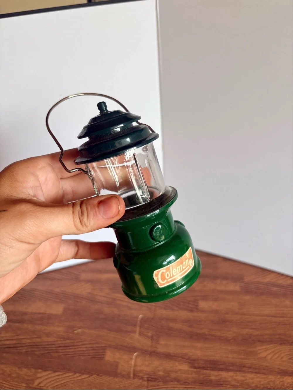 Avon Green 1970’s Mini Coleman Lantern Bottle